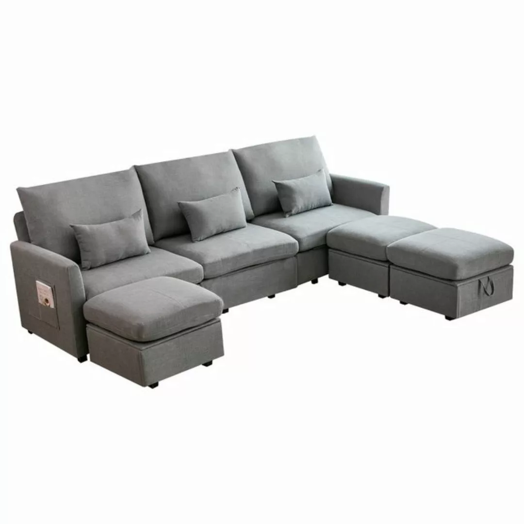 HOMYEDAMIC Big-Sofa 1/2/3/4/5/6-Sitzer Ecksofa Loungesessel einschließlich günstig online kaufen