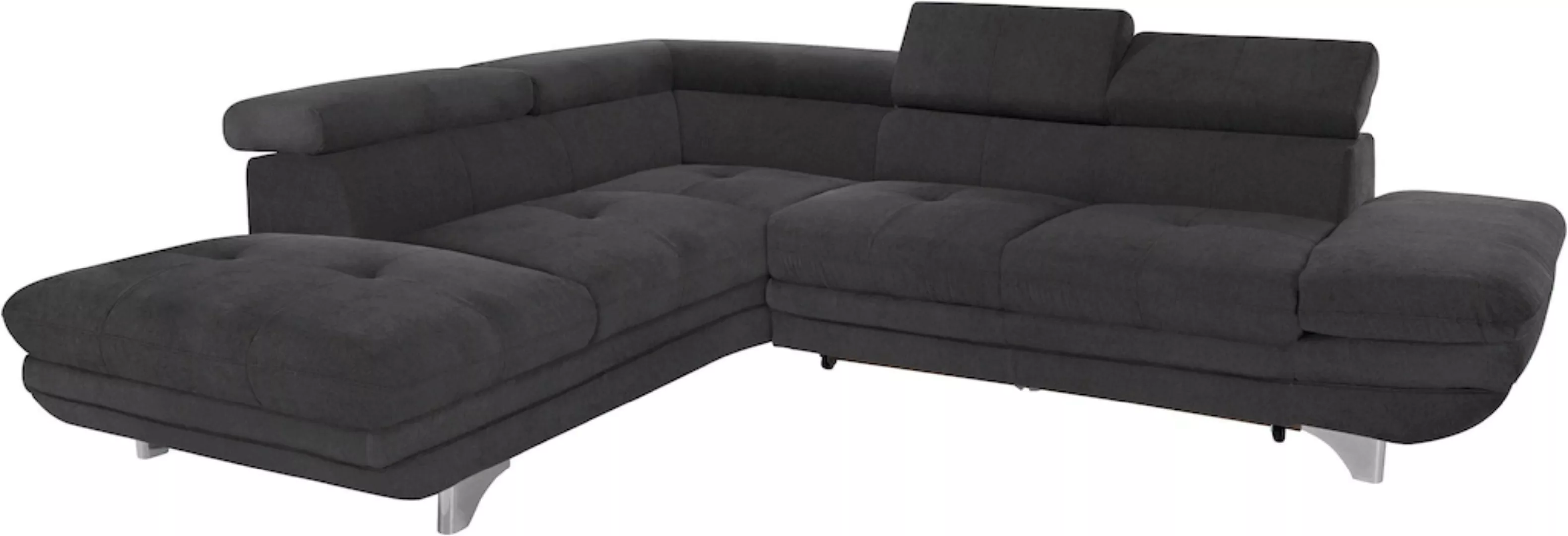 COTTA Ecksofa "Enterprise L-Form", mit Arm- & Kopfteilverstellung, wahlweis günstig online kaufen