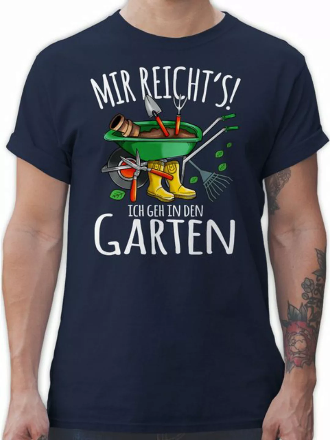 Shirtracer T-Shirt Mir reicht's ich geh in den Garten - Gartenarbeit & Gärt günstig online kaufen
