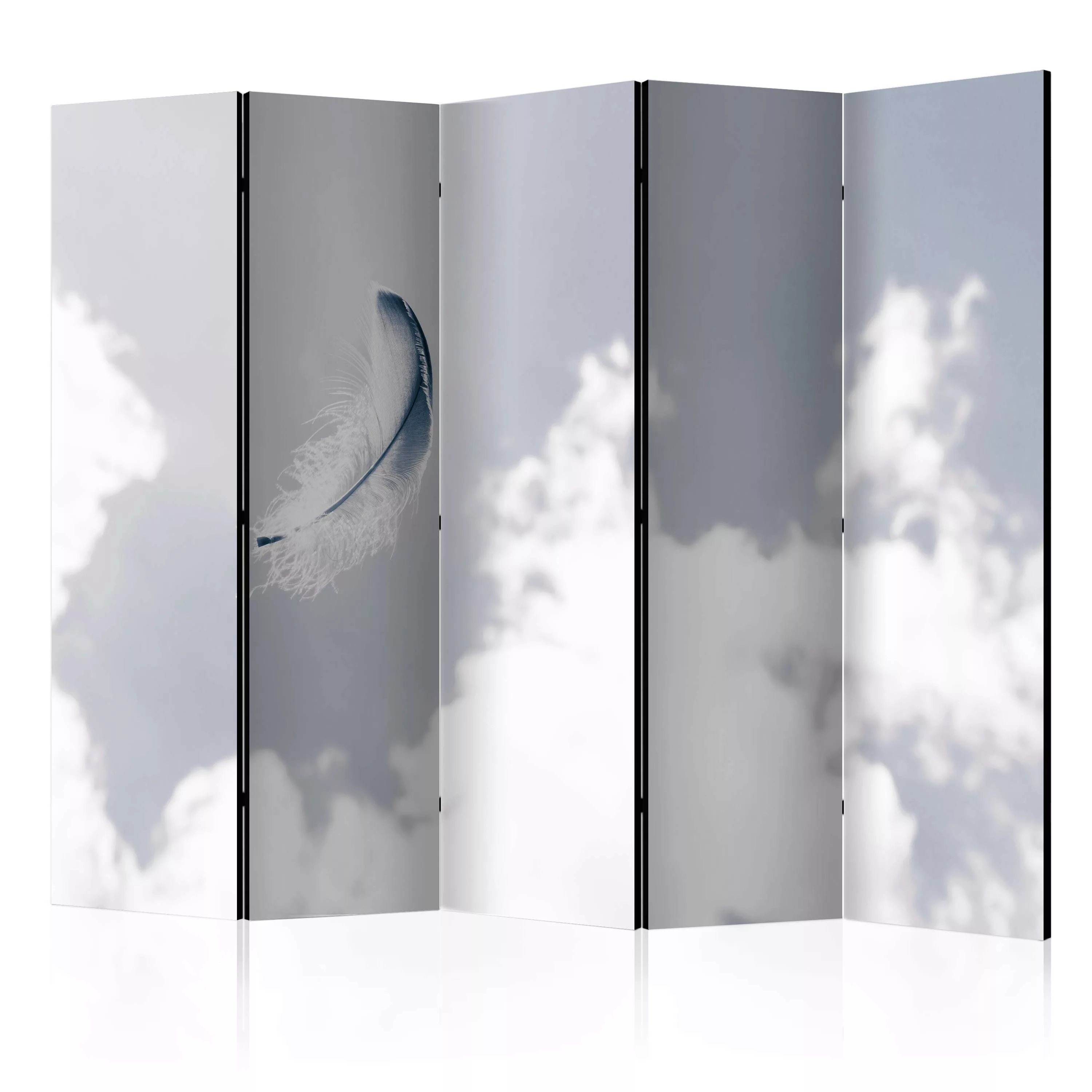 5-teiliges Paravent - Angelic Feather Ii [room Dividers] günstig online kaufen