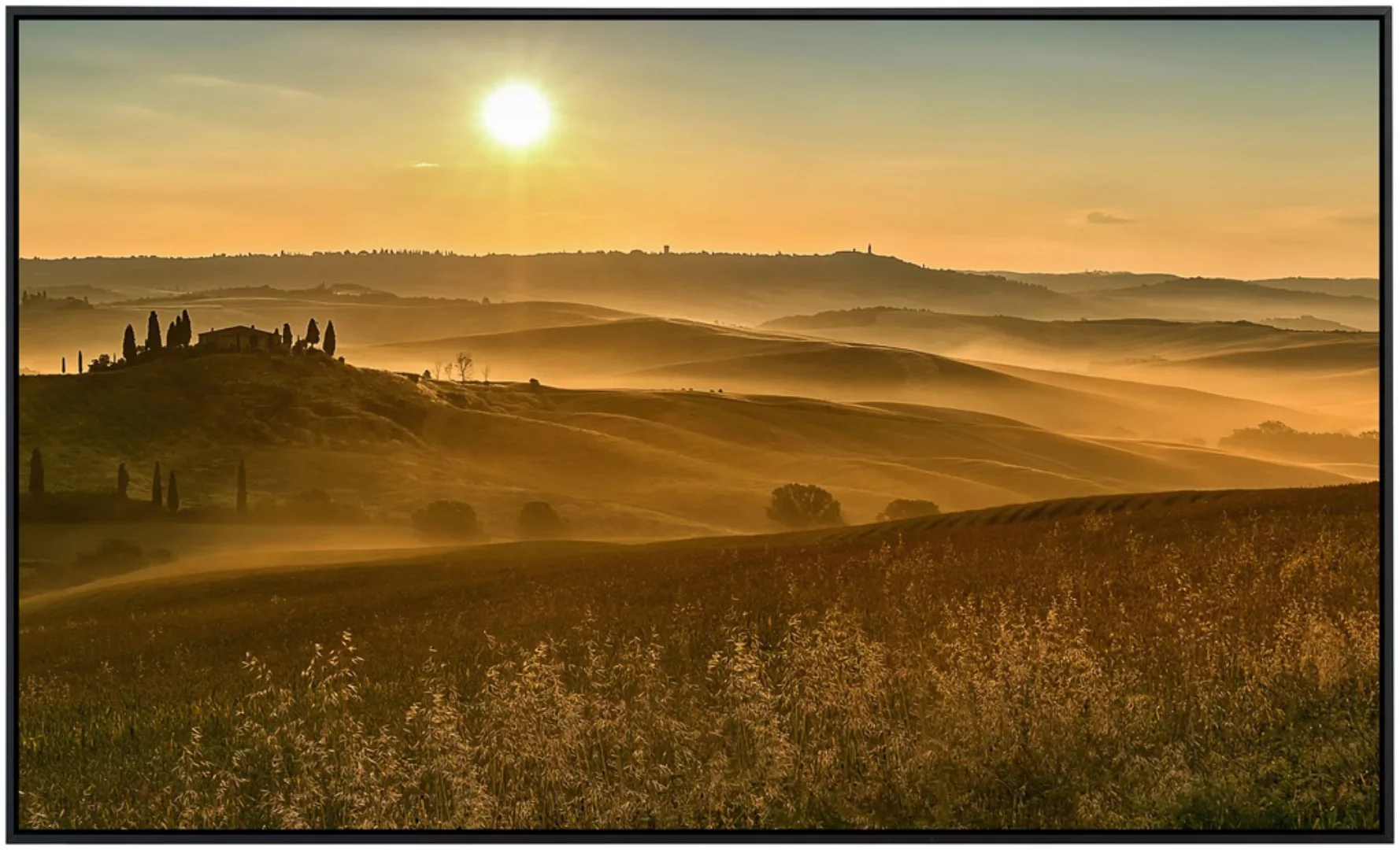 Papermoon Infrarotheizung »Landschaft Italien«, sehr angenehme Strahlungswä günstig online kaufen