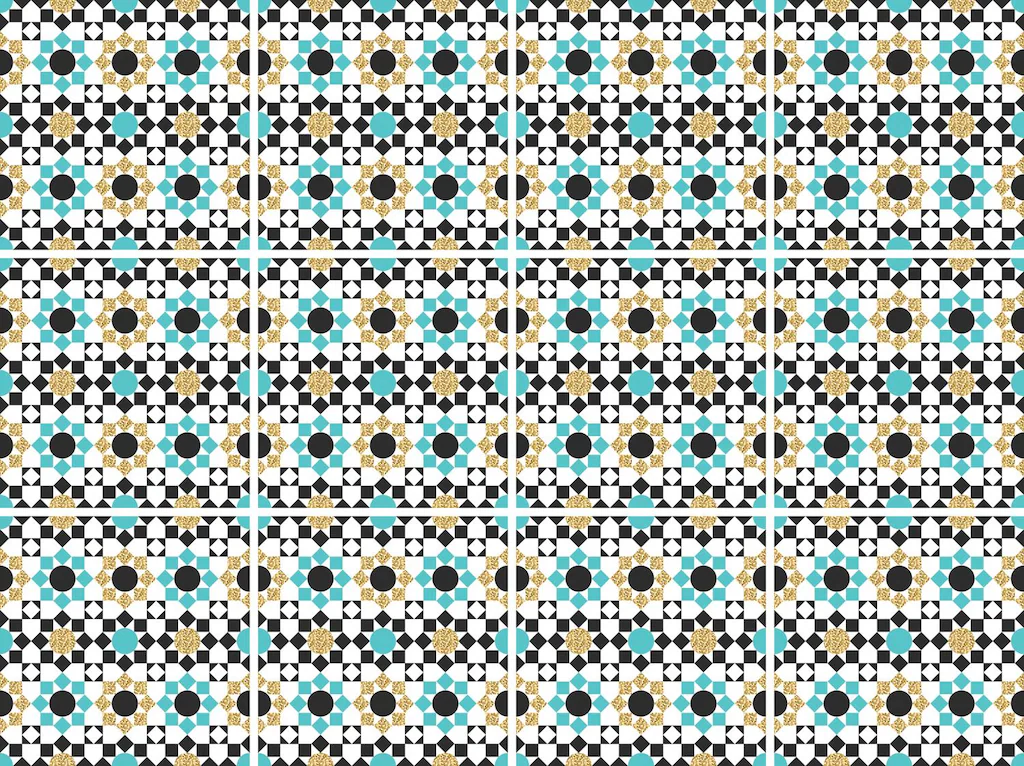 queence Fliesenaufkleber "Mosaik Muster", (12 St.), Stickerfliesen, selbstk günstig online kaufen