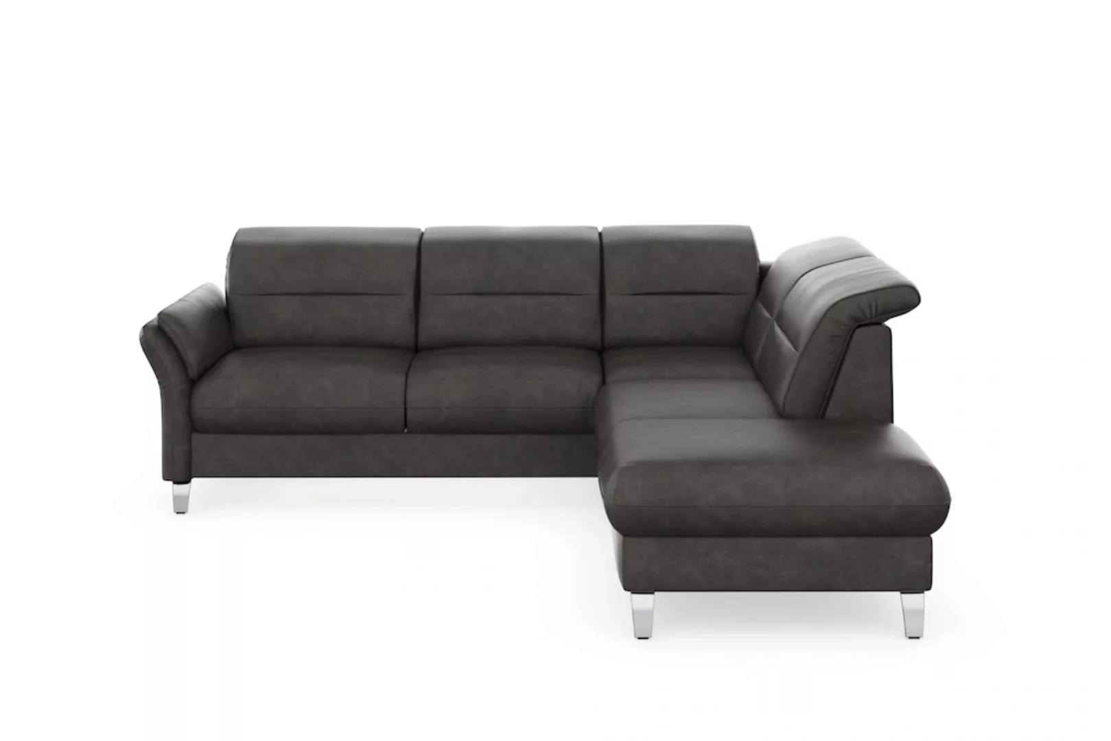 sit&more Ecksofa "Grenoble L-Form", Federkern, wahlweise mit Bettfunktion, günstig online kaufen