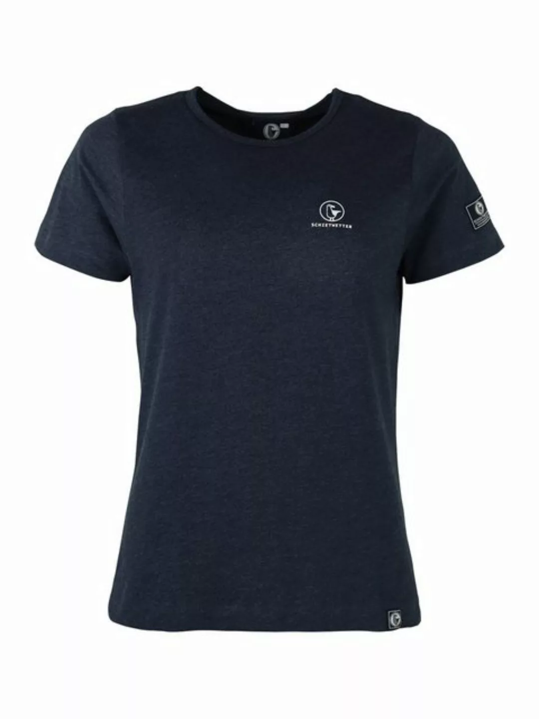 Schietwetter T-Shirt Damen Slim Fit, unifarben, klassisch, Kurzarm günstig online kaufen