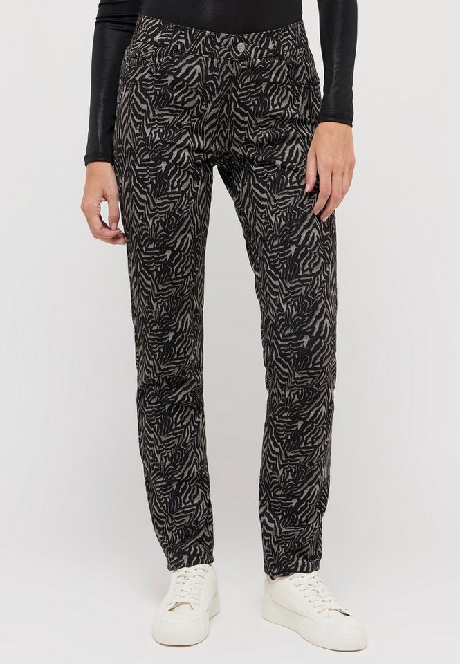 ANGELS 5-Pocket-Hose Hose Cici mit Animalprint günstig online kaufen