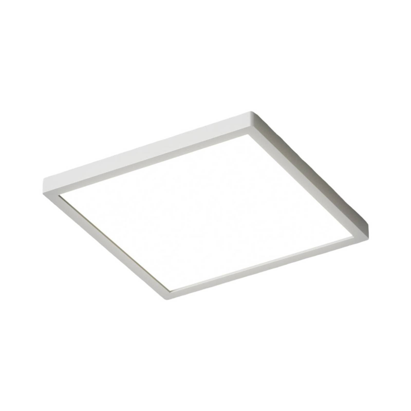 LED-Deckenleuchte Solvie, silber, eckig, 30 x 30 cm günstig online kaufen