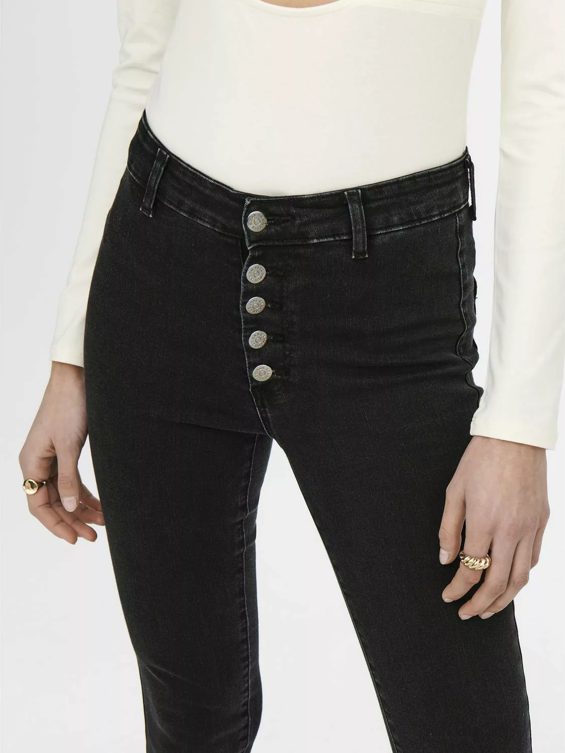 ONLY High-waist-Jeans ONLBLUSH HW SK ANK BUT LEGGINGDNM günstig online kaufen