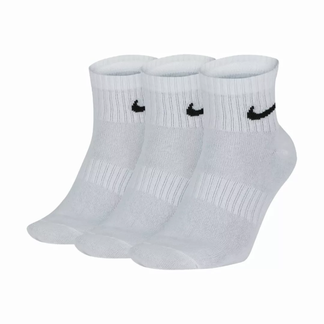 Nike Everyday Lightweight Ankle Socken 3 Paare EU 46-50 White / Black günstig online kaufen