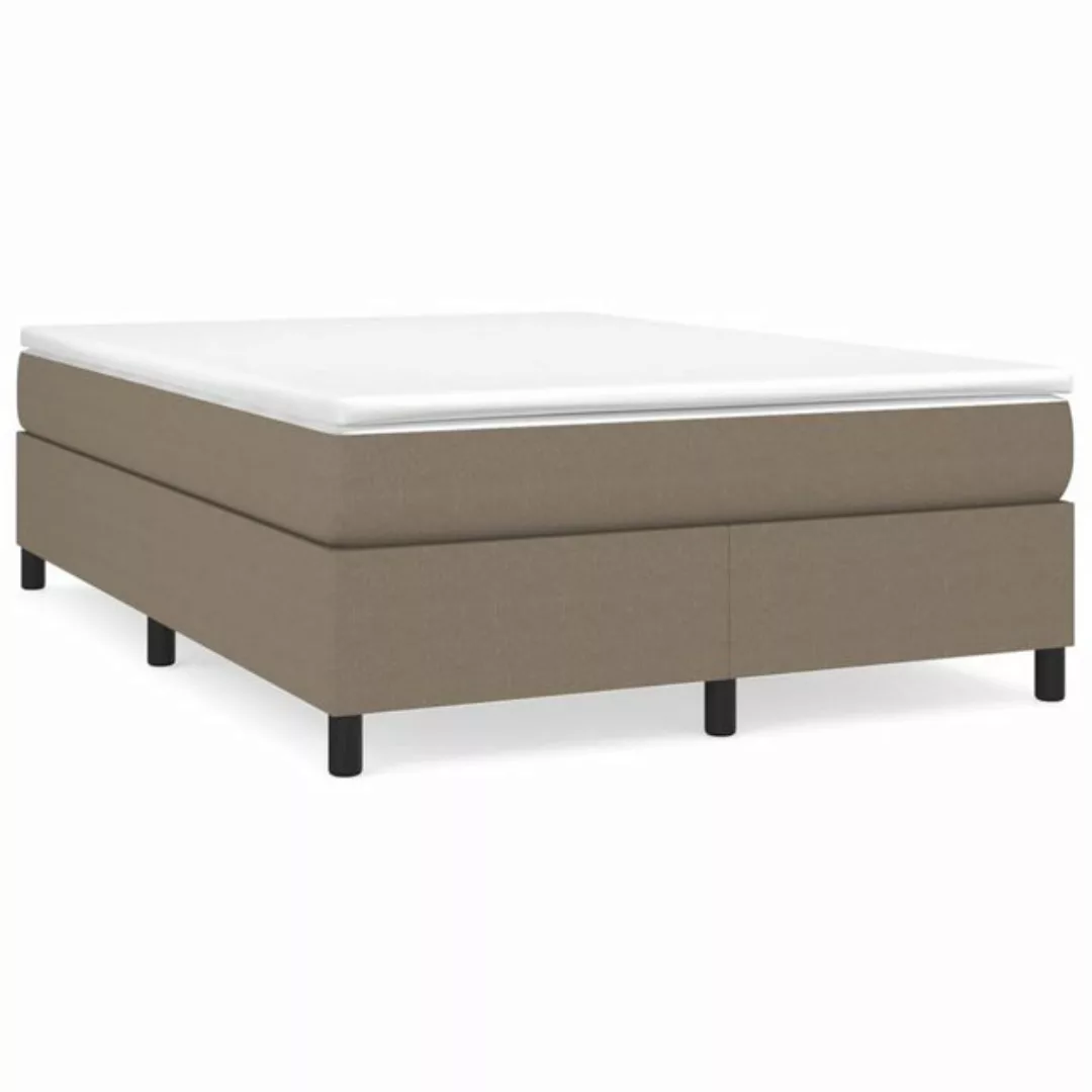 vidaXL Boxspringbett Taupe 140x190 cm Stoff1347677 günstig online kaufen