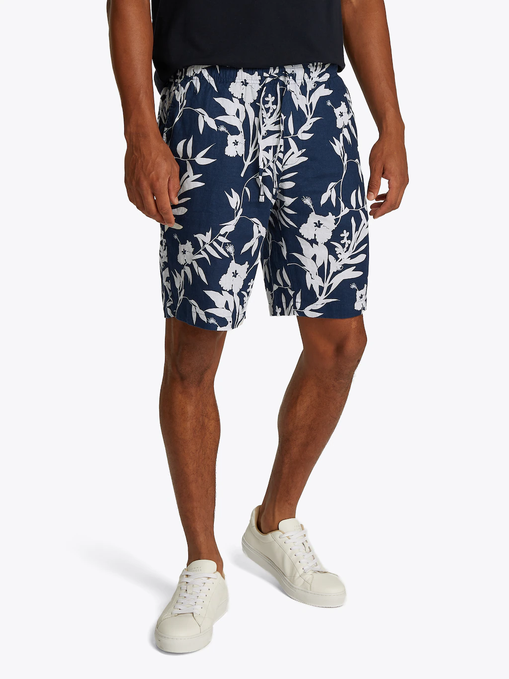 Tommy Hilfiger Shorts "HARLEM PO LINEN PRINT SHORT", mit Allover Print günstig online kaufen