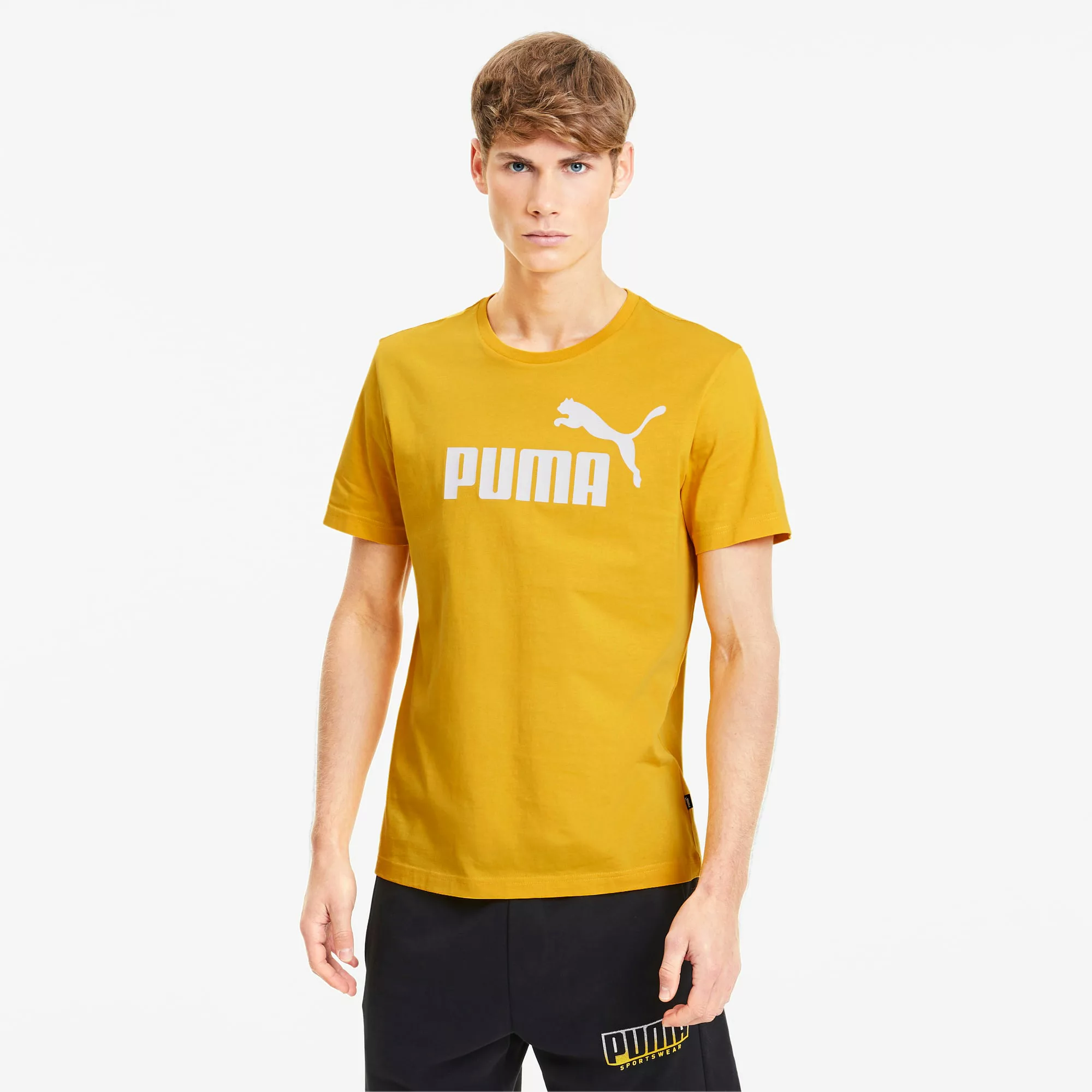 PUMA Essentials Herren T-Shirt | Mit Aucun | Gold | Größe: L günstig online kaufen