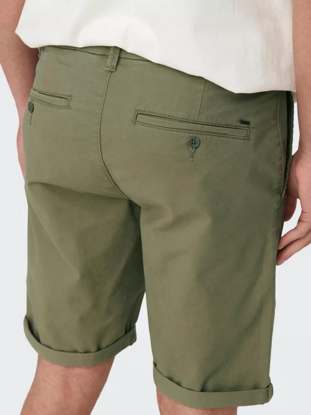 ONLY & SONS Shorts Only & Sons Herren Chino-Shorts OnsPeter Bermuda-Hose günstig online kaufen