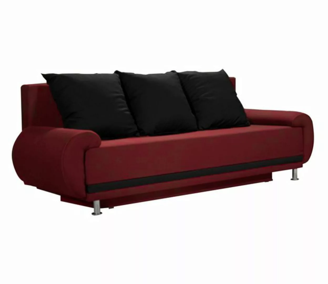 Furnix Schlafsofa AMORIE Sofa mit Schlaffunktion Bettkasten & Kissen, 225x7 günstig online kaufen