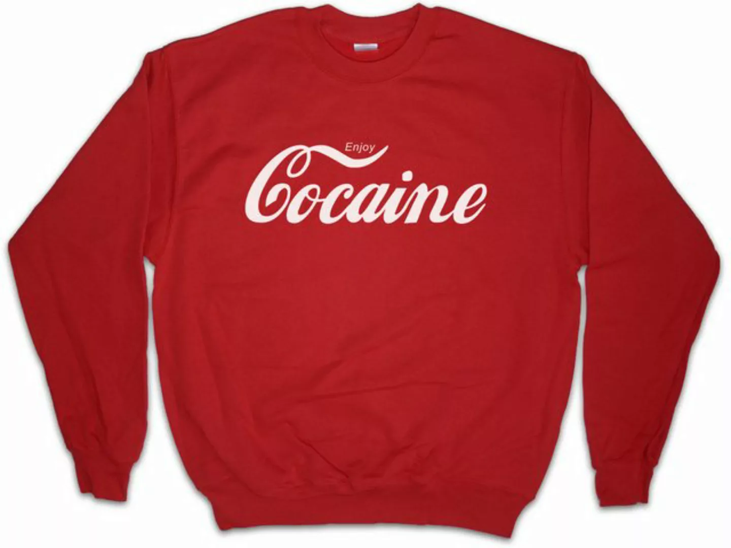 Urban Backwoods Sweatshirt Enjoy Cocaine Fun Sweatshirt Logo Symbol Kokain günstig online kaufen