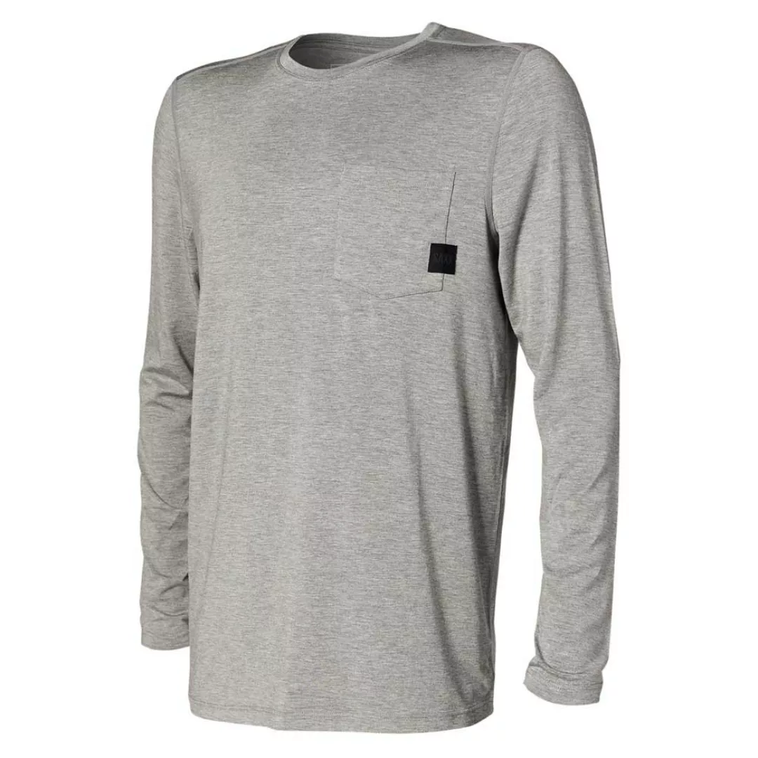 Saxx Underwear Sleepwalker Pocket Langarm T-shirt Pyjama S Dark Grey Heathe günstig online kaufen