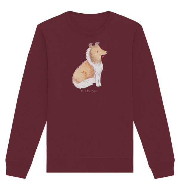 Mr. & Mrs. Panda Longpullover Größe XXL Langhaar Collie Moment - Burgundy - günstig online kaufen