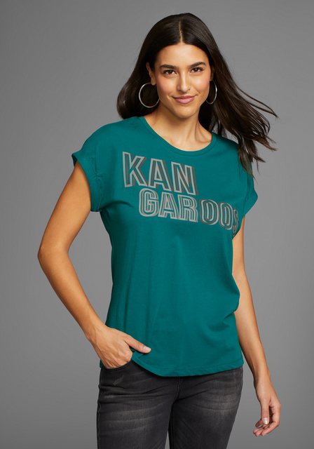 KangaROOS Kurzarmshirt mit Placement-Print günstig online kaufen