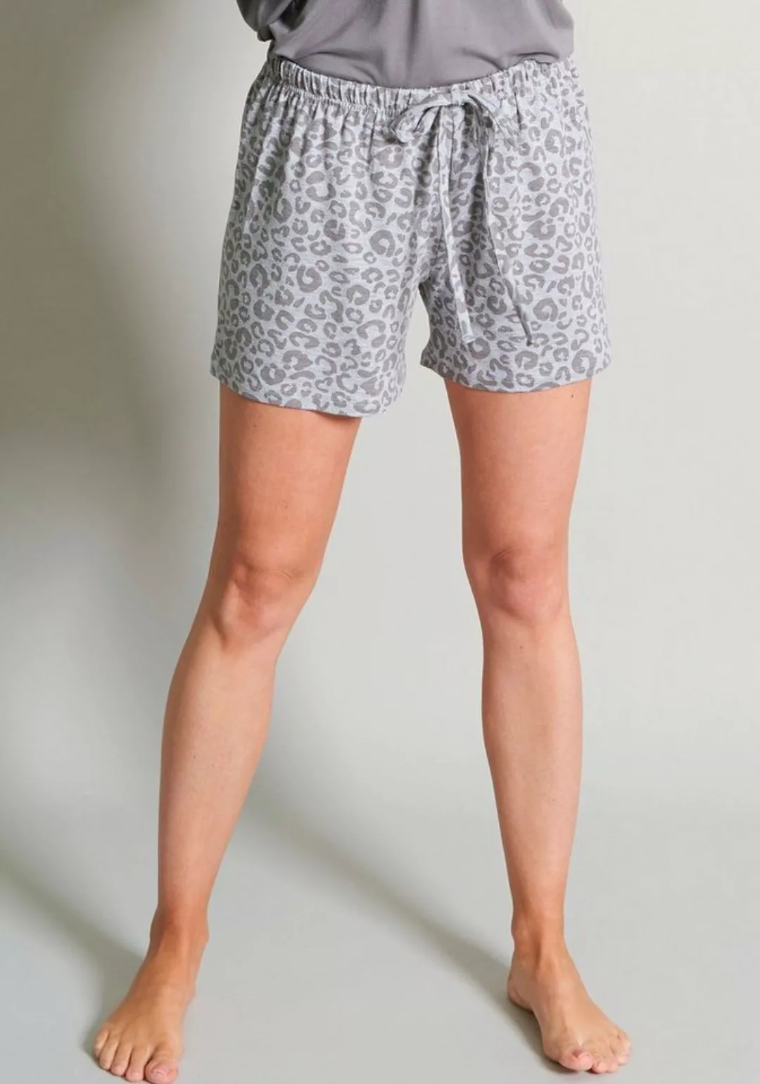 TOM TAILOR Shorts mit angesagtem Leo-Print günstig online kaufen