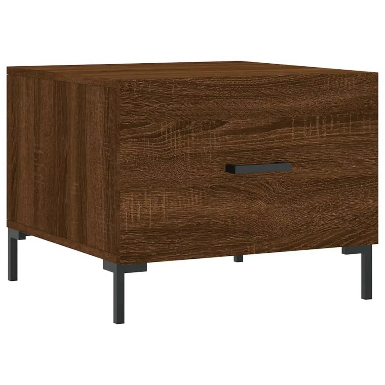 vidaXL Couchtisch Braun Eichen-Optik 50x50x40 cm Holzwerkstoff Modell 3 günstig online kaufen