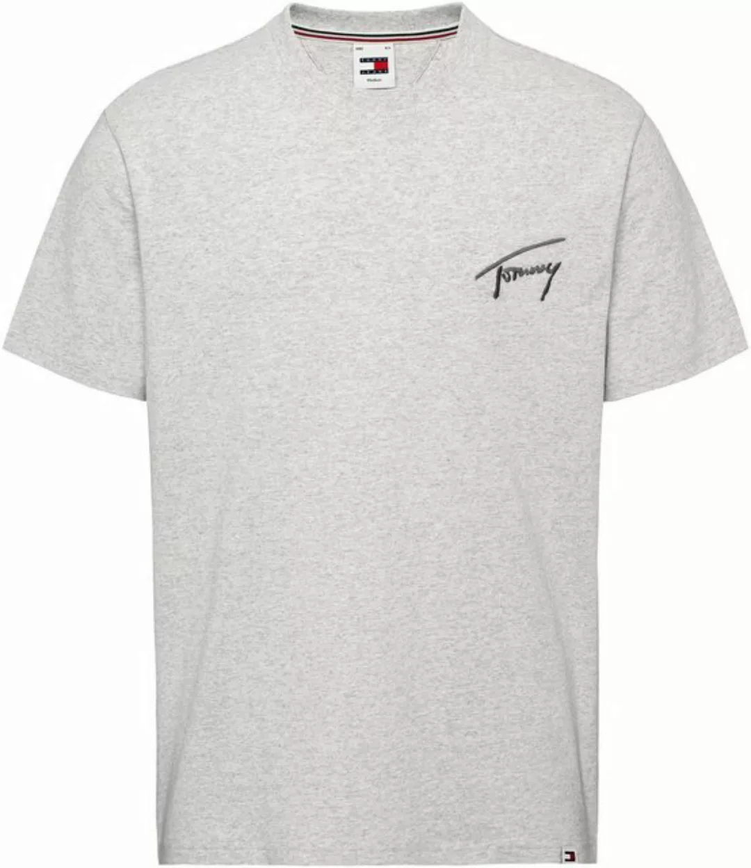 Tommy Jeans T-Shirt TJM REG SIGNATURE TEE EXT mit aufgesticktem Signatur-Lo günstig online kaufen