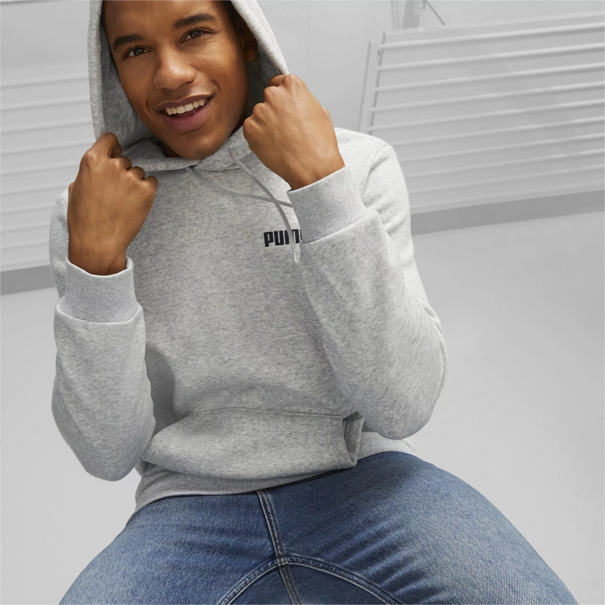 PUMA Hoodie "Essentials+ Two-Colour Small Logo Hoodie Herren" günstig online kaufen