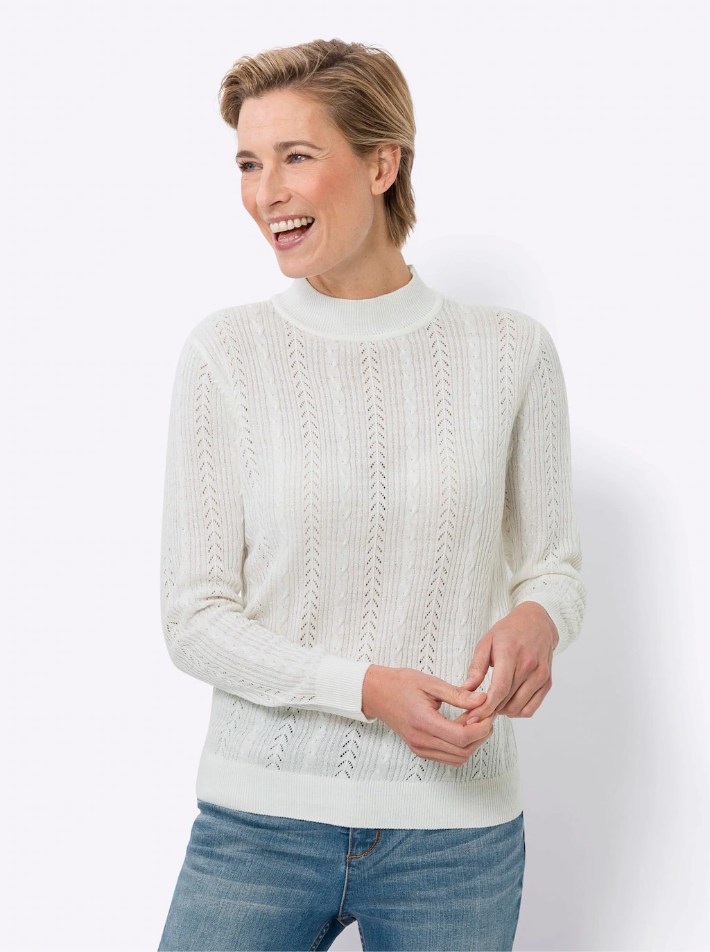 Classic Basics Stehkragenpullover "Stehkragen-Pullover" günstig online kaufen