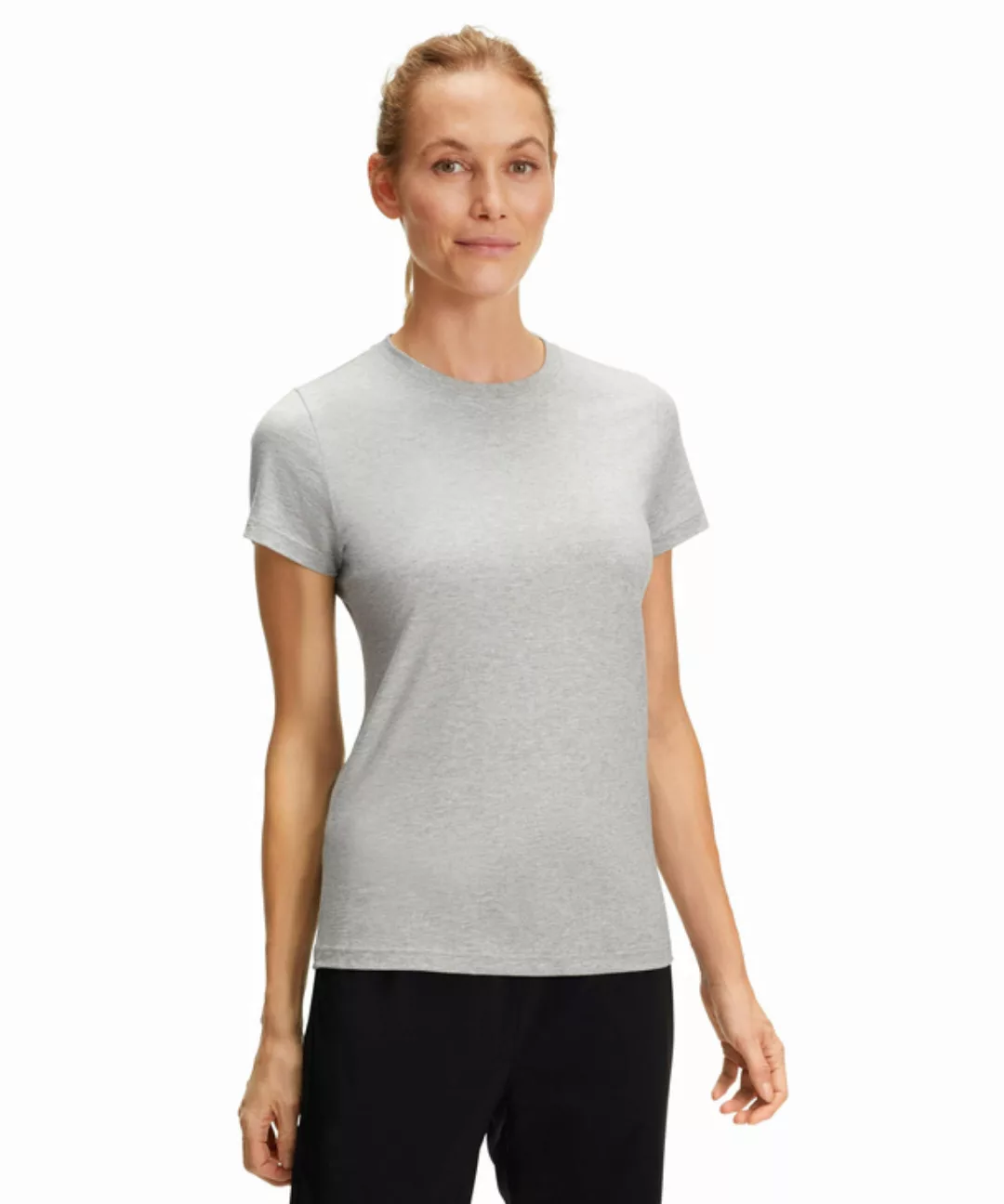 FALKE Damen T-Shirt, XXL, Schwarz, Baumwolle, 37948-300806 günstig online kaufen
