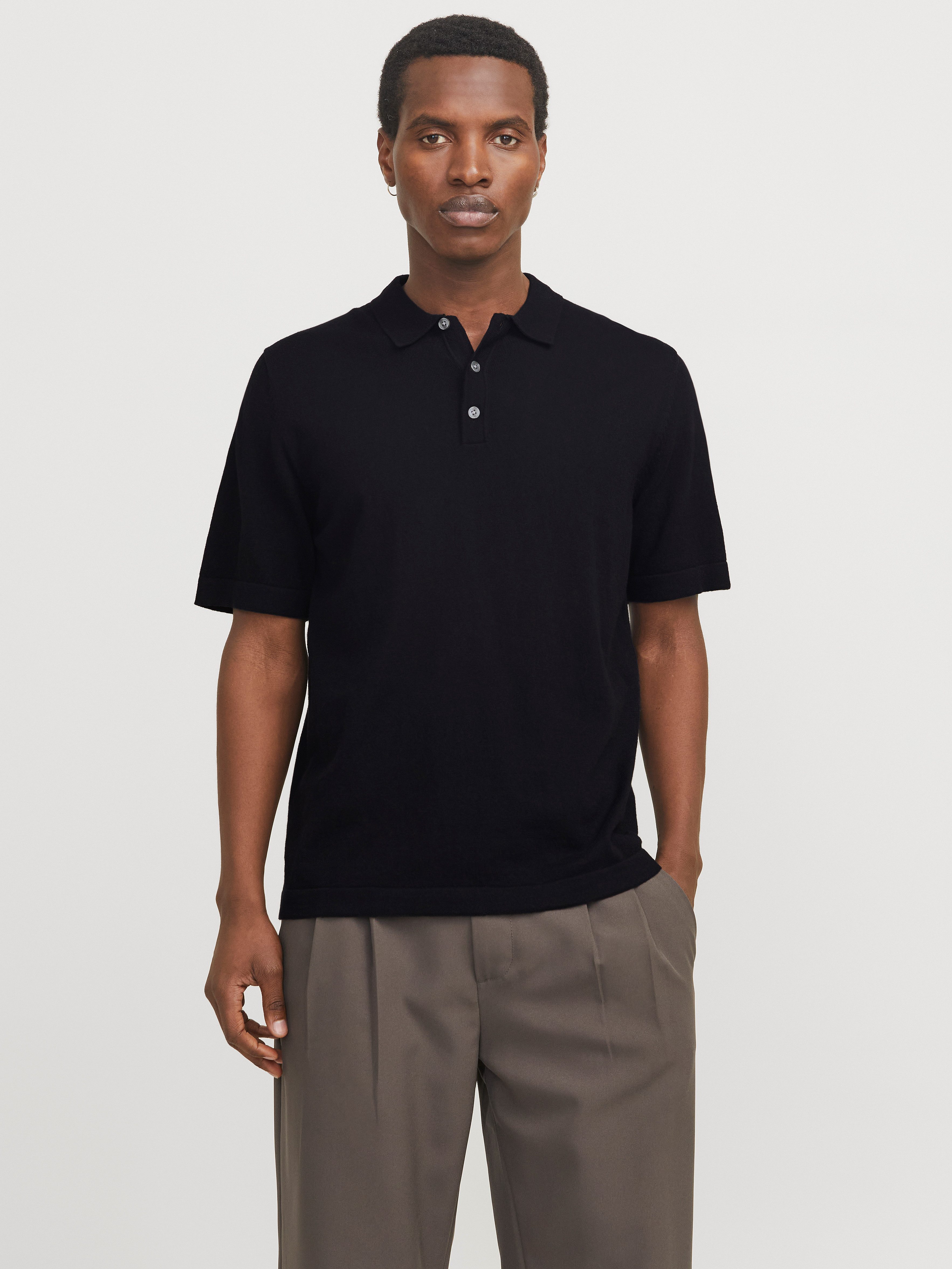 Jack & Jones Kurzarmpullover JJEEMIL KNIT günstig online kaufen