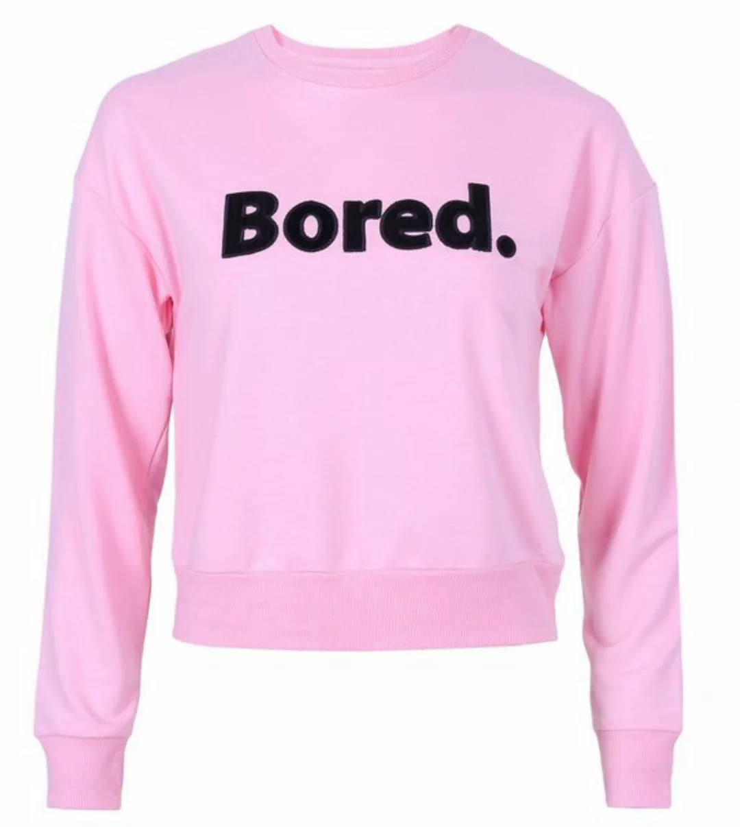 Sarcia.eu Sweatshirt Puderpinkes Sweatshirt Bored L günstig online kaufen