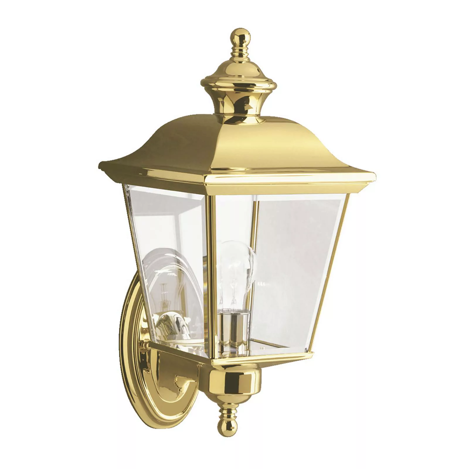 Außenwandlampe Bay Shore Fassung oben gold poliert günstig online kaufen