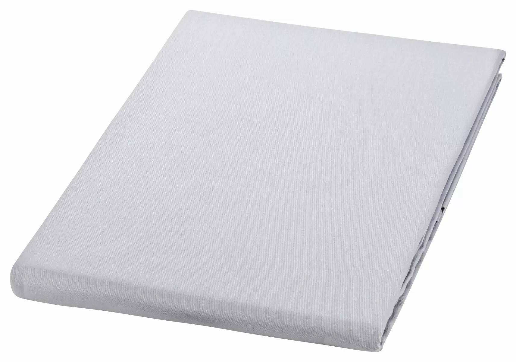 Parent MOON Premium Mako Satin Bettlaken 150x250 ohne Gummizug grau günstig online kaufen