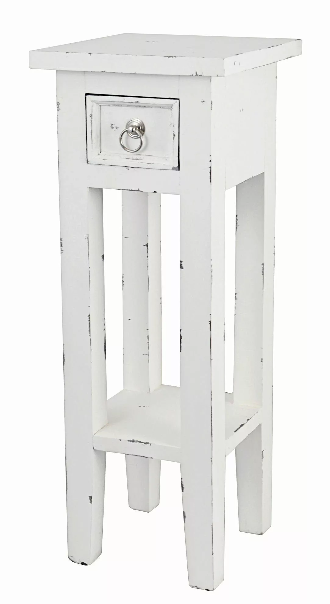 Spetebo Beistelltisch Mahagoni Telefontisch 67cm - günstig online kaufen