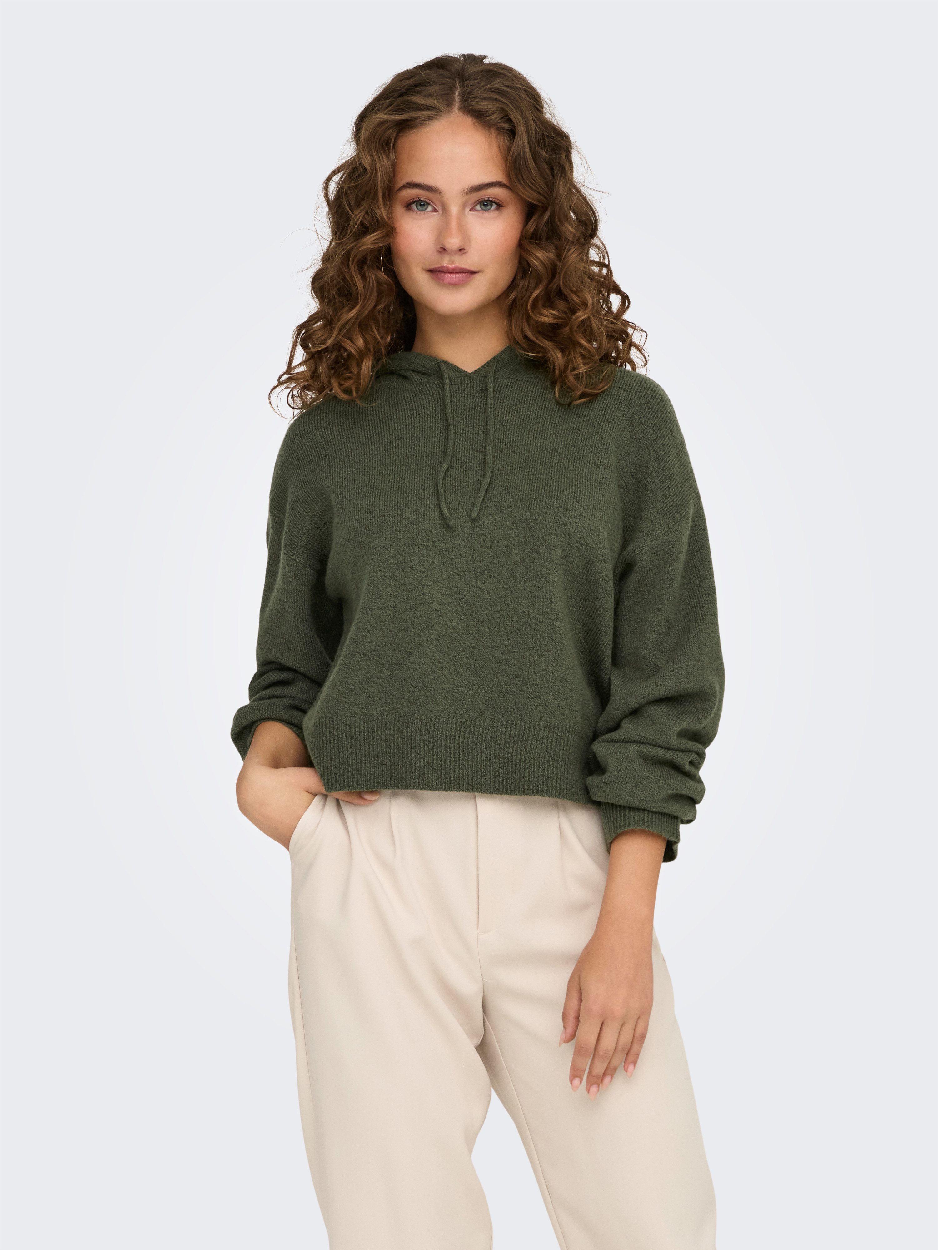 JDY Kapuzenpullover JDYRUE LIFE L/S SHORT günstig online kaufen