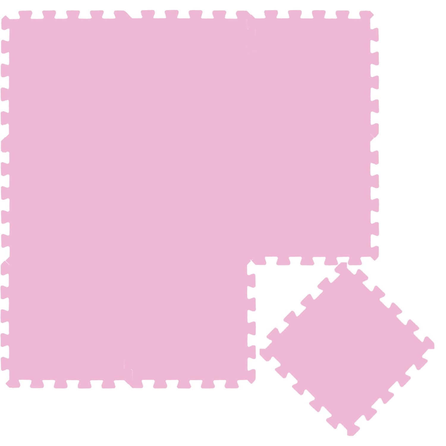 LittleTom Baby & Kinder Puzzlematte 30 x 30 cm 9 Stück  Pink günstig online kaufen