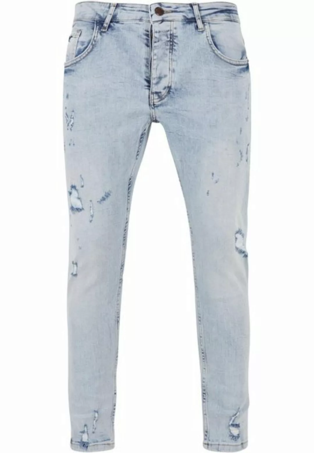2Y Premium Bequeme Jeans 2Y Premium Herren 2Y Destroyed Skinny Fit Jeans günstig online kaufen