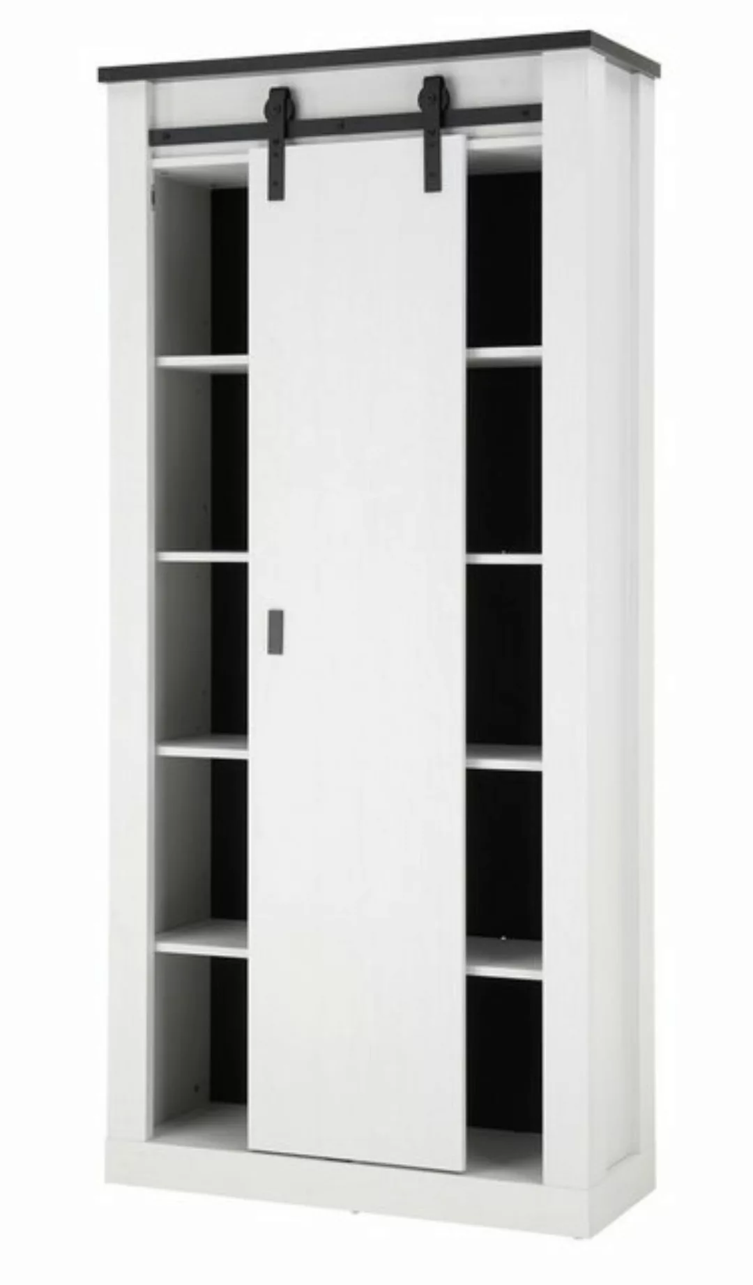 Furn.Design Mehrzweckschrank Stove (Flur- und Schuhschrank in Pinie weiß La günstig online kaufen