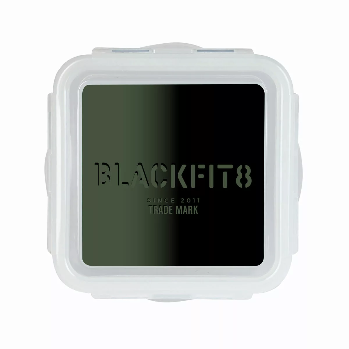 Lunchbox Blackfit8 Gradient Kunststoff Schwarz Militärgrün (13 X 7.5 X 13 C günstig online kaufen
