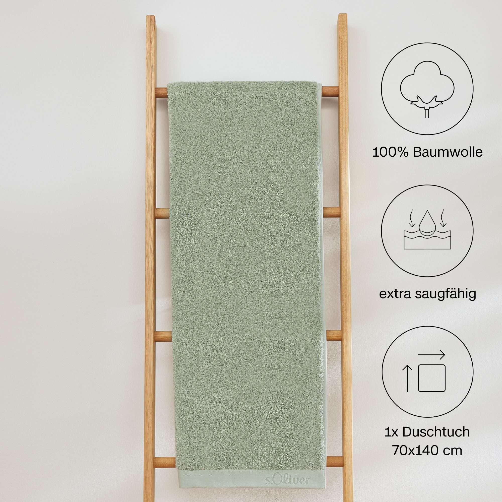 s.Oliver Duschtuch s.Oliver, Premium Qualität, 600 günstig online kaufen
