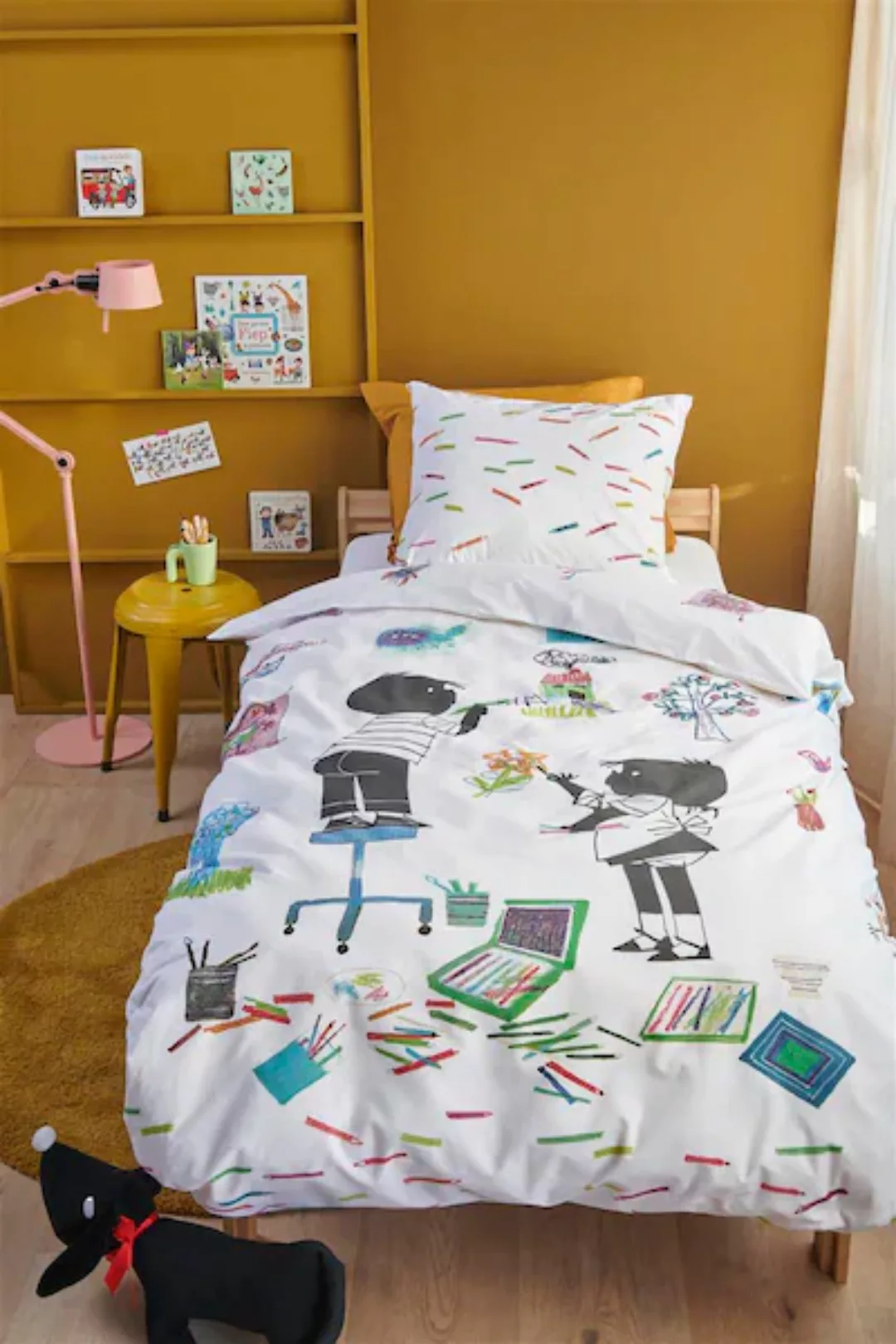 Beddinghouse x Fiep Amsterdam Kinderbettwäsche »Tekenen« günstig online kaufen