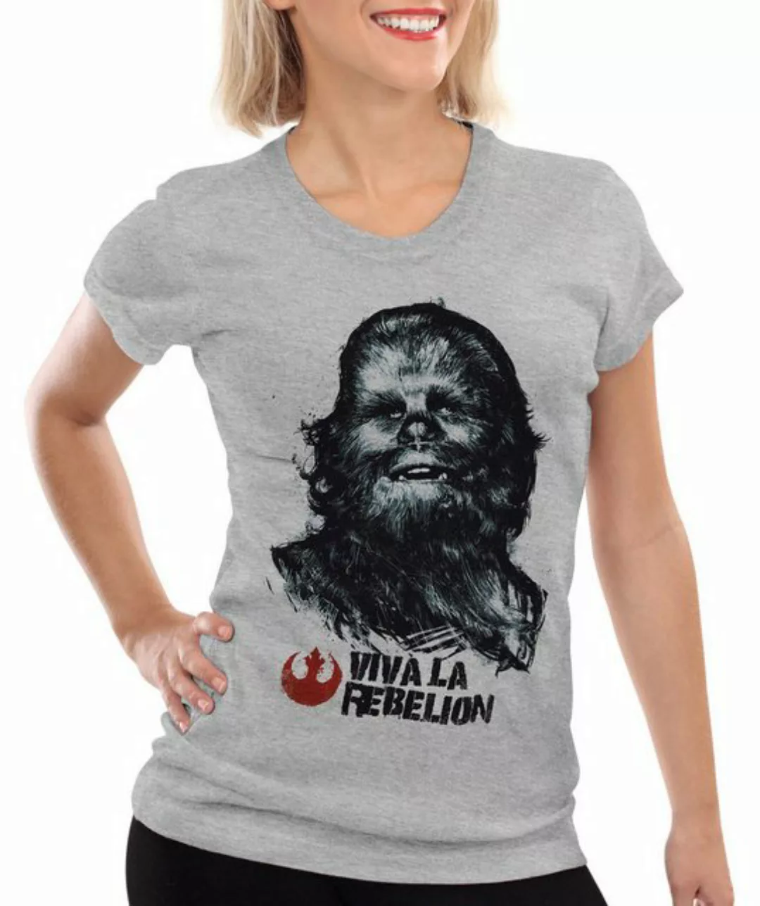 style3 T-Shirt Viva la Rebelion star krieg wars imperium der sterne vader günstig online kaufen