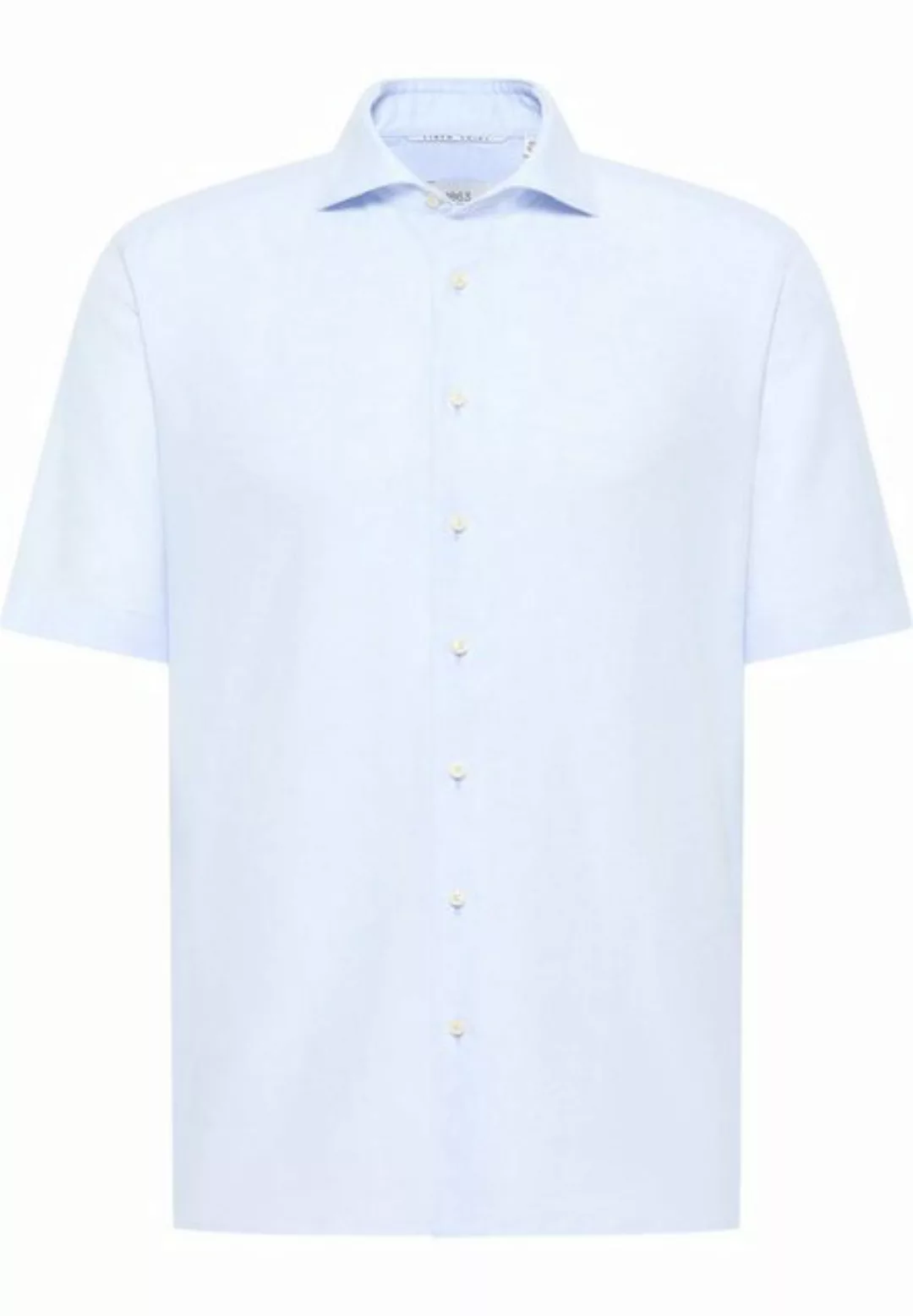 Eterna Langarmhemd Herren Hemd aus Leinenmix Modern Fit Kurzarm (1-tlg) günstig online kaufen