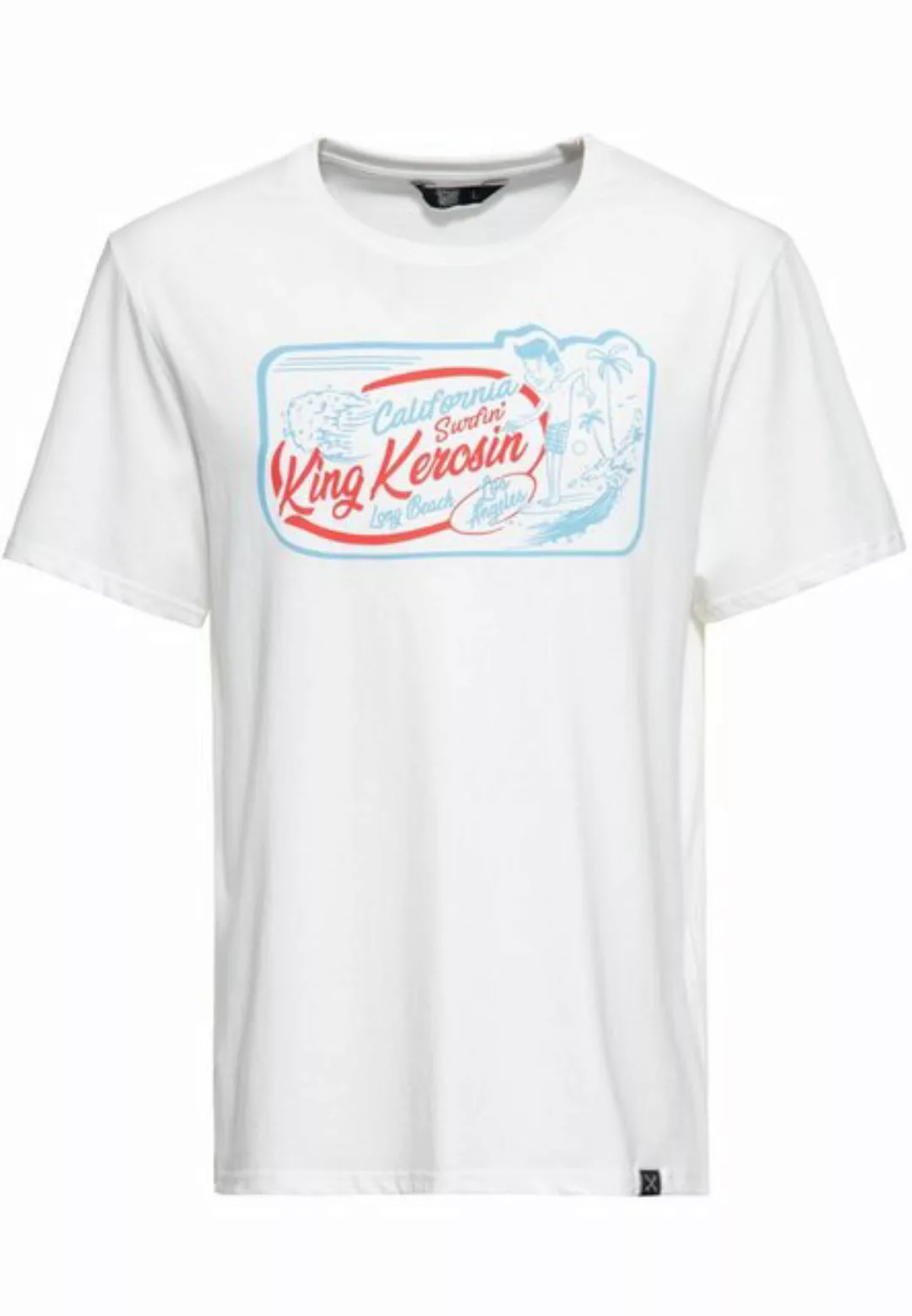 KingKerosin Print-Shirt California Surfin (1-tlg) mit Front Print im "Vinta günstig online kaufen