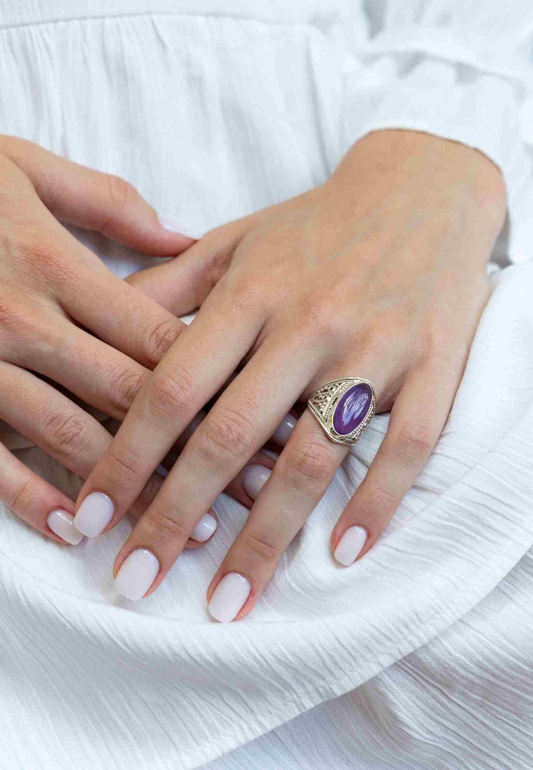 mantraroma Silberring DAHAB oval groß aus günstig online kaufen