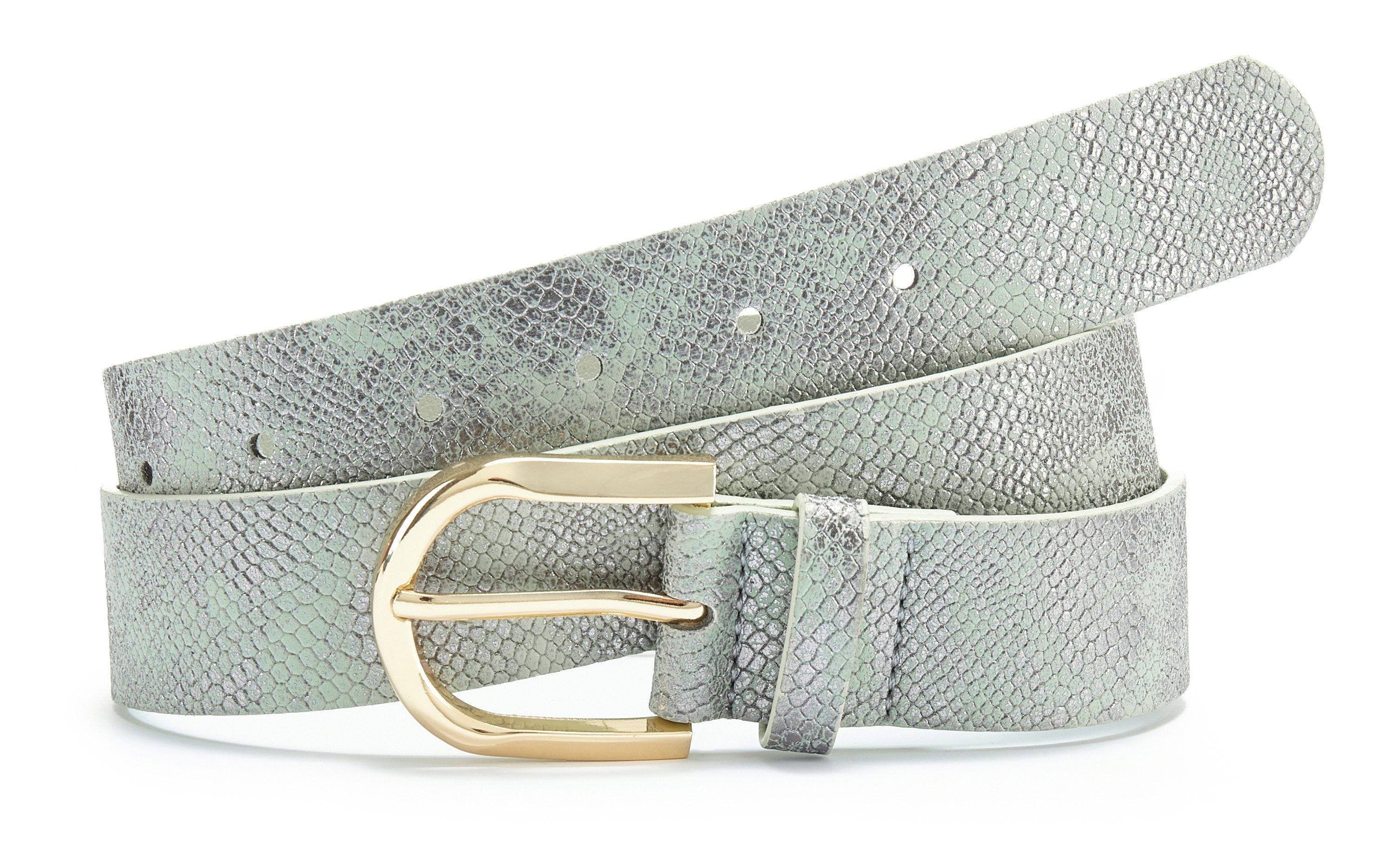 LASCANA Hüftgürtel Hosengürtel im Metallic-Look, Gürtel, günstig online kaufen
