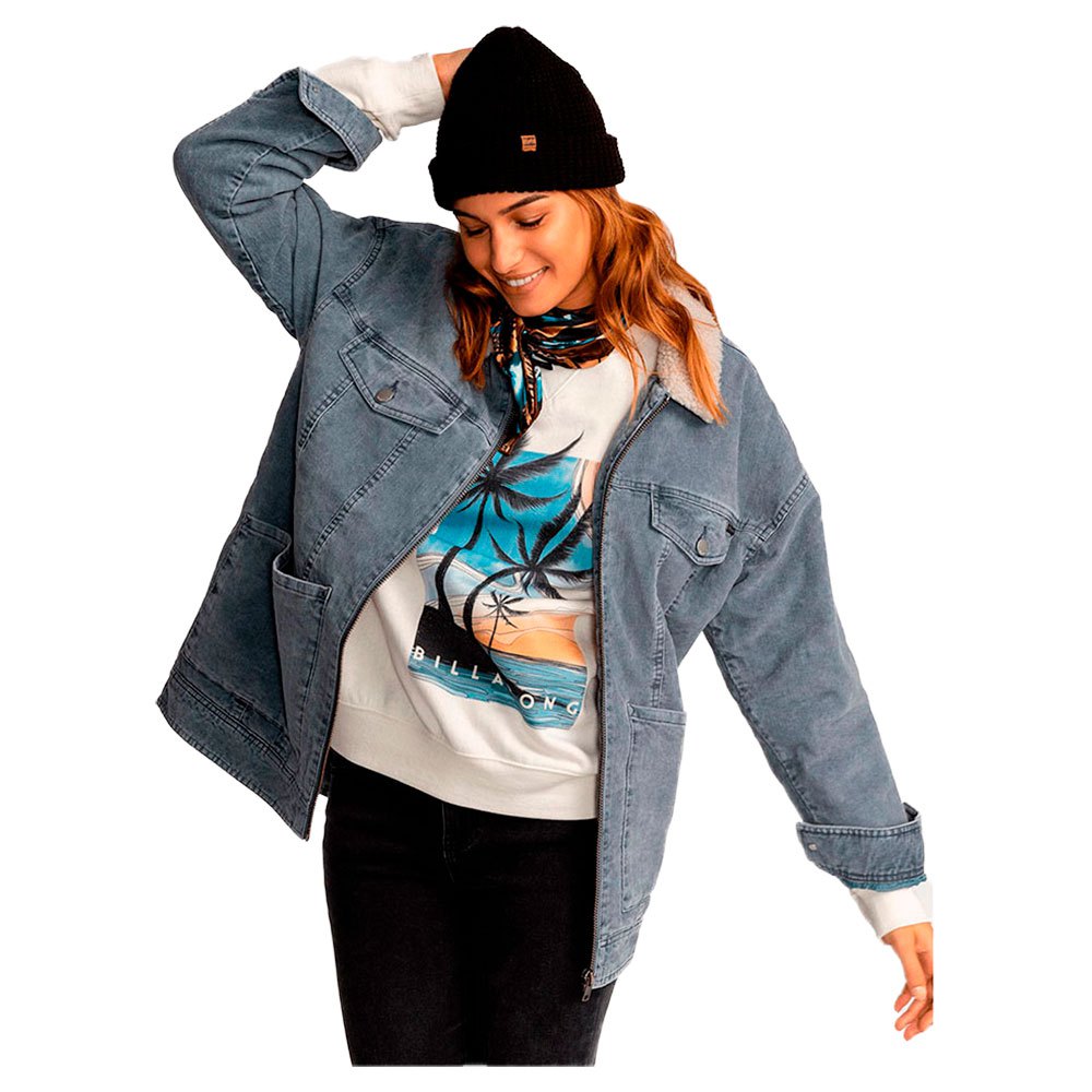 Billabong Lovely Cord Jacke S Surf Blue günstig online kaufen