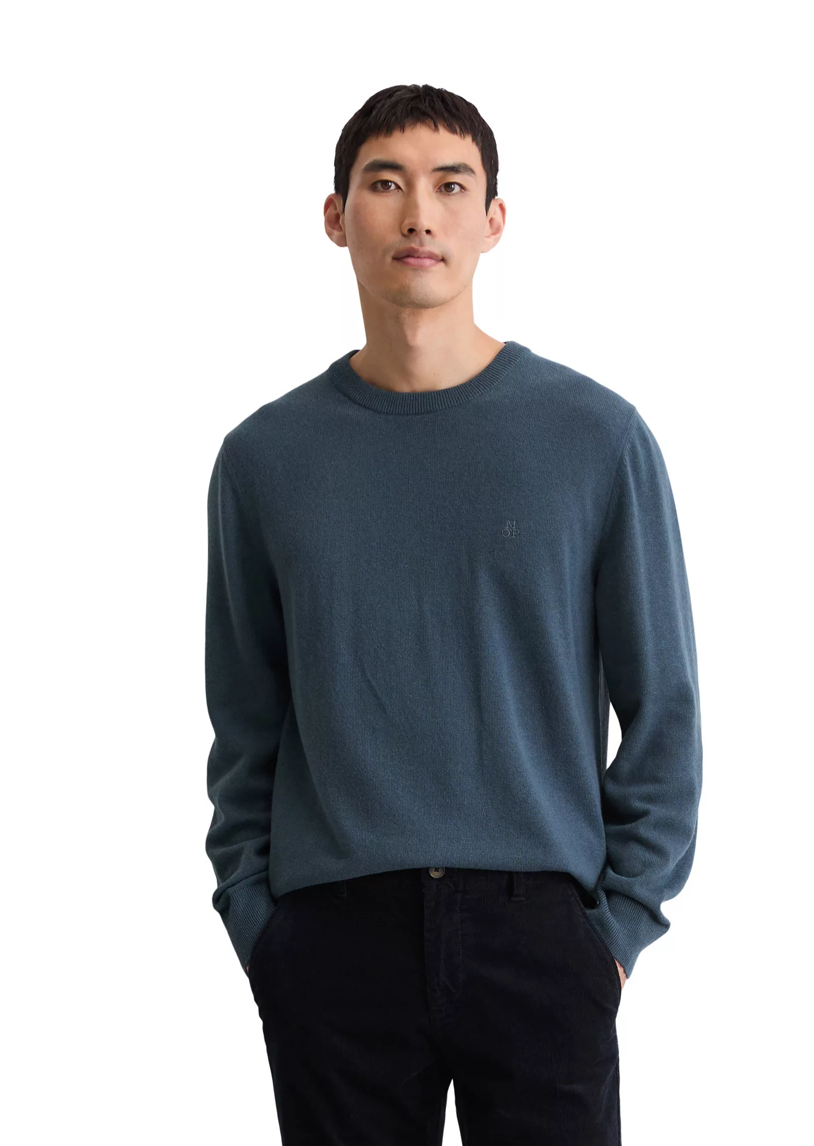 Marc OPolo Strickpullover "aus softem Bio-Bauwoll-Schurwoll-Mix" günstig online kaufen