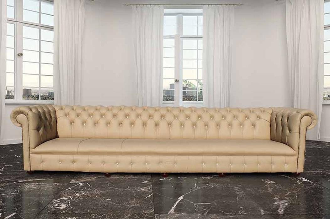 Xlmoebel Sofa Sonderanfertigung Chesterfield-Sofa 300cm lang für den Einsat günstig online kaufen