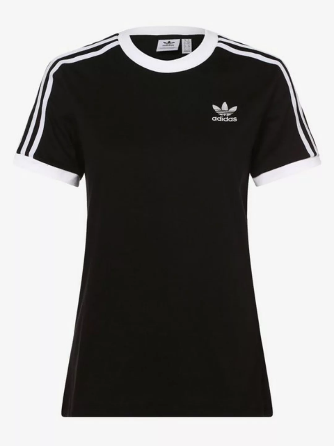 Adidas Originals 3 Stripes Kurzarm T-shirt 32 Black günstig online kaufen