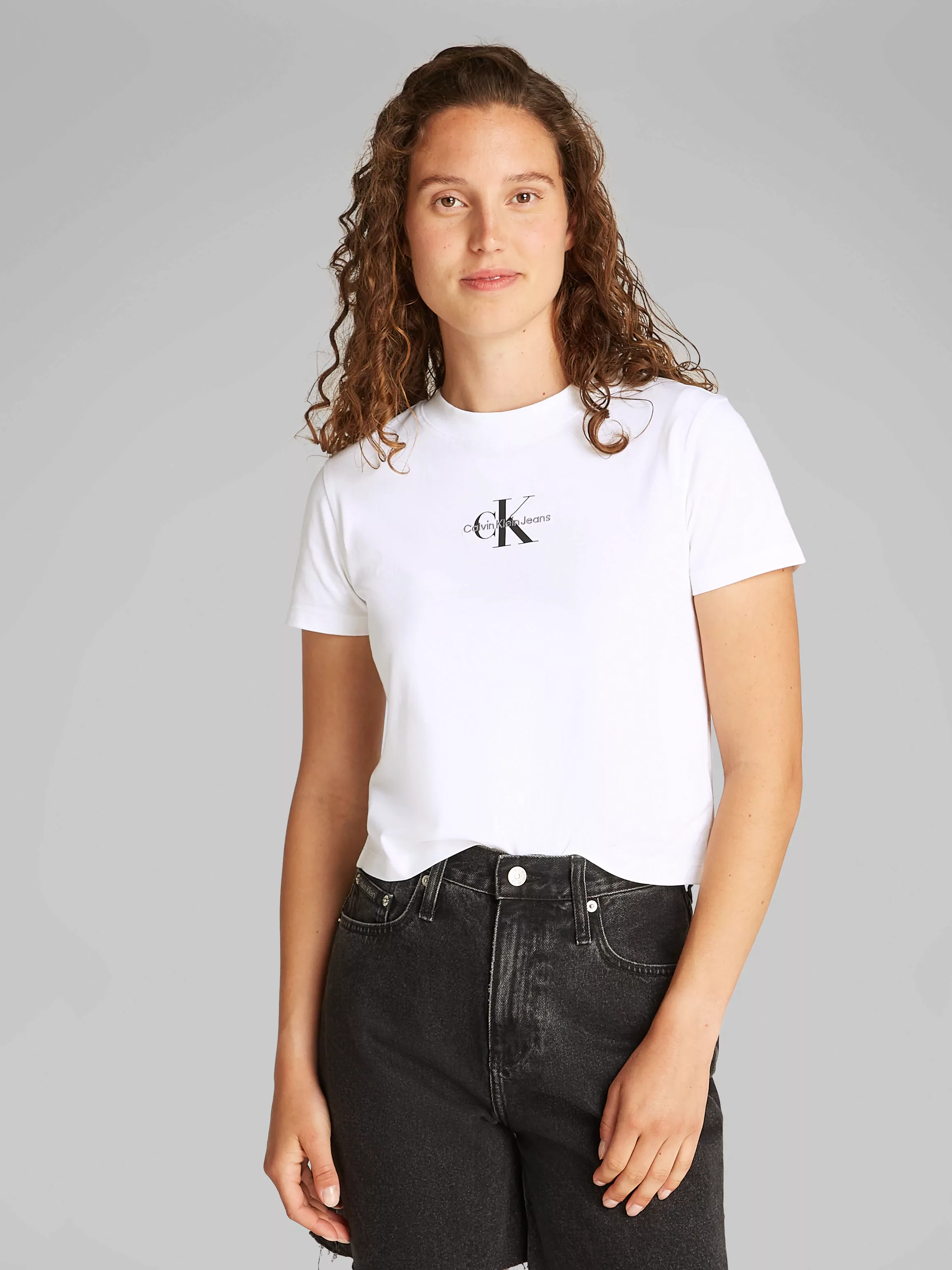 Calvin Klein Jeans T-Shirt "MONOLOGO BABY TEE", mit Logo günstig online kaufen