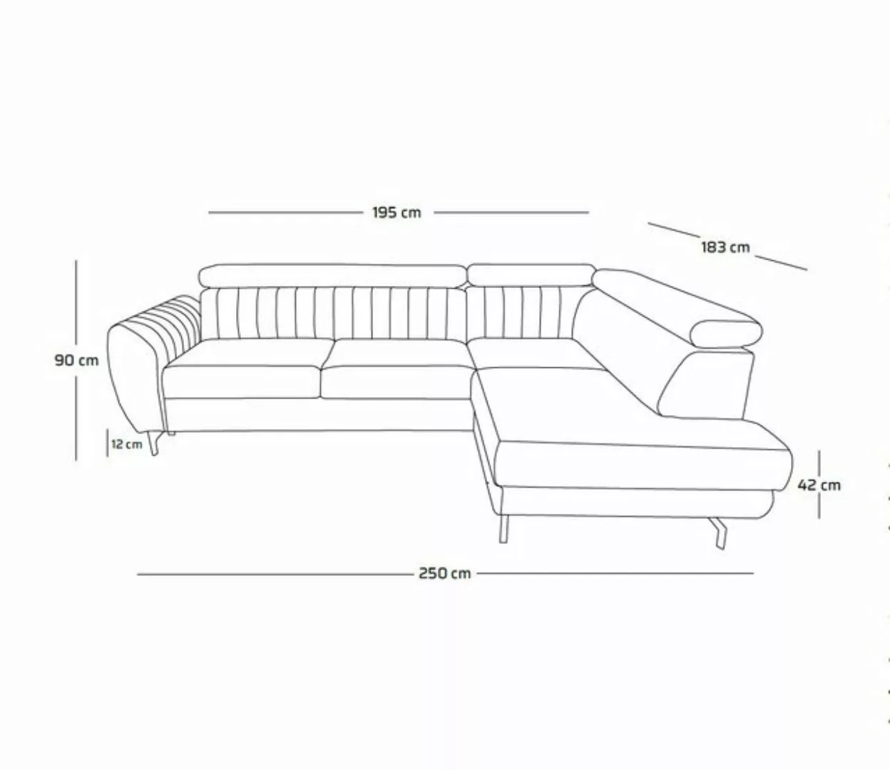 NEXT COLLECTION Ecksofa Spectre-L günstig online kaufen